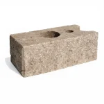 Retaining Wall | Allan Block Courtyard Corner Retaining Wall - Wheat Otay Brown