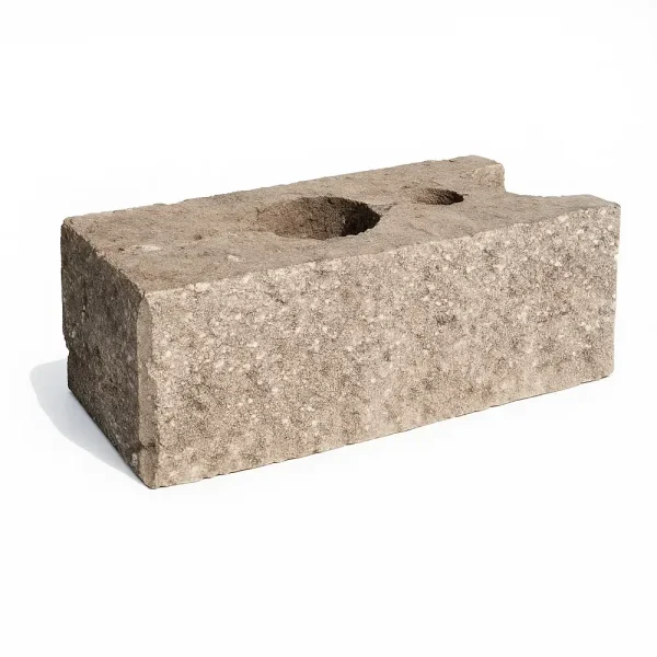 Retaining Wall | Allan Block Courtyard Corner Retaining Wall - Wheat Otay Brown