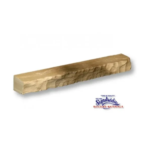 Wall Cap | Oatmeal Pitched Edge Lompoc Sill