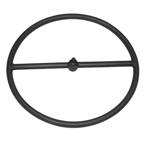 12 Diameter Metal Fire Ring Burner, Single Bar 12" Diameter Metal Fire Ring Burner, Single Bar