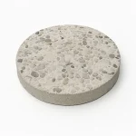 16" Round Exposed Aggregate Stepping Stone – Natural