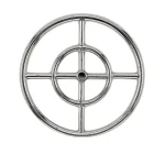 18 Double-Ring Stainless Steel Burner 18" Double-Ring Stainless Steel Burner