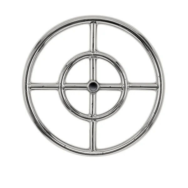 18 Double-Ring Stainless Steel Burner 18" Double-Ring Stainless Steel Burner