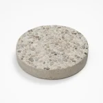 24" Round Exposed Aggregate Stepping Stone – Natural