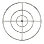 30 Triple-Ring Stainless Steel Burner 30" Triple-Ring Stainless Steel Burner