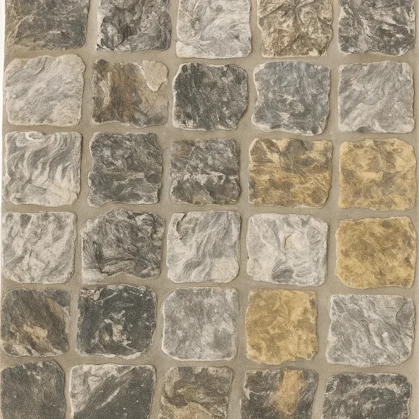 Cobblestone 6x6x2 Autumn Breeze Cobble Tumbled Cobblestone | 6"x6"x2 Autumn Breeze Cobble Tumbled