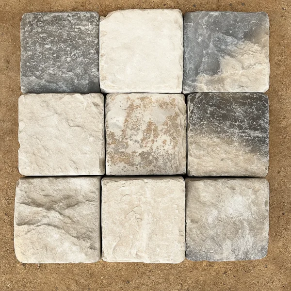 Cobblestone Lompoc Stone Cobble Tumbled 4x4x1-3-4 Cobblestone | Lompoc Stone Cobble Tumbled 4"x4"x1-3/4"