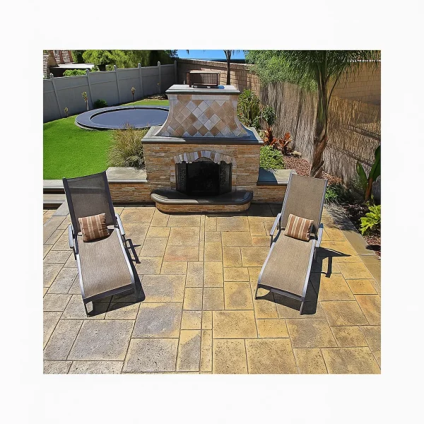 Proline Ashlar Versailles Tumbled Travertine A Concrete Stamp-