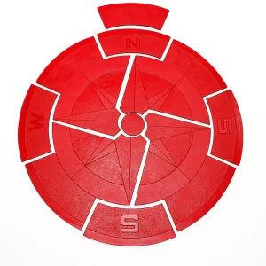 Proline Compass Medallion - Rental - Concrete Stamp
