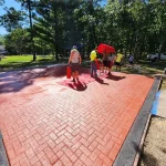 Proline Magnetic Stamp Set Boston Brick Herringbone - Concrete Stamp