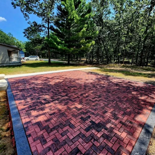 Proline Magnetic Stamp Set Boston Brick Herringbone - Concrete Stamp