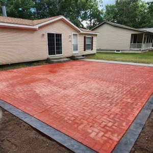 Proline Magnetic Stamp Set Boston Brick Herringbone - Concrete Stamp