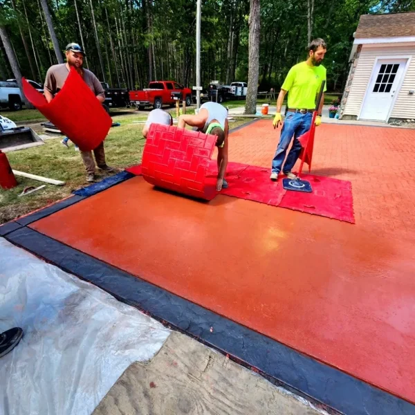 Proline Magnetic Stamp Set Boston Brick Herringbone - Concrete Stamp