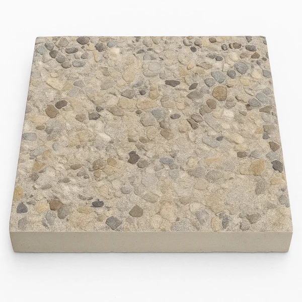 Stepping Stone | Square Exposed Aggregate Stepping Stone