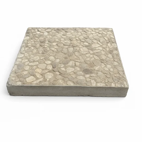 Stepping Stone | Square Exposed Aggregate Stepping Stone