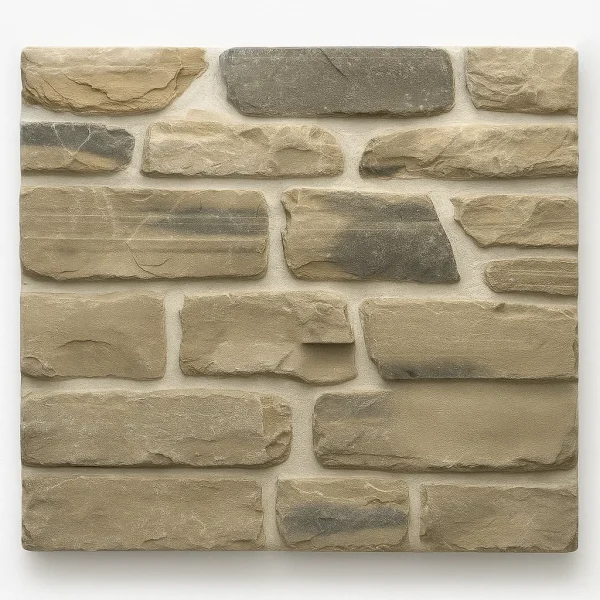 Thin Stone Veneer Lompoc Tumbled Mountain Ledge Gray Blend Thin Veneer