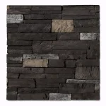 cultured stone black rundle country ledgestone​ - 8LF Handipak